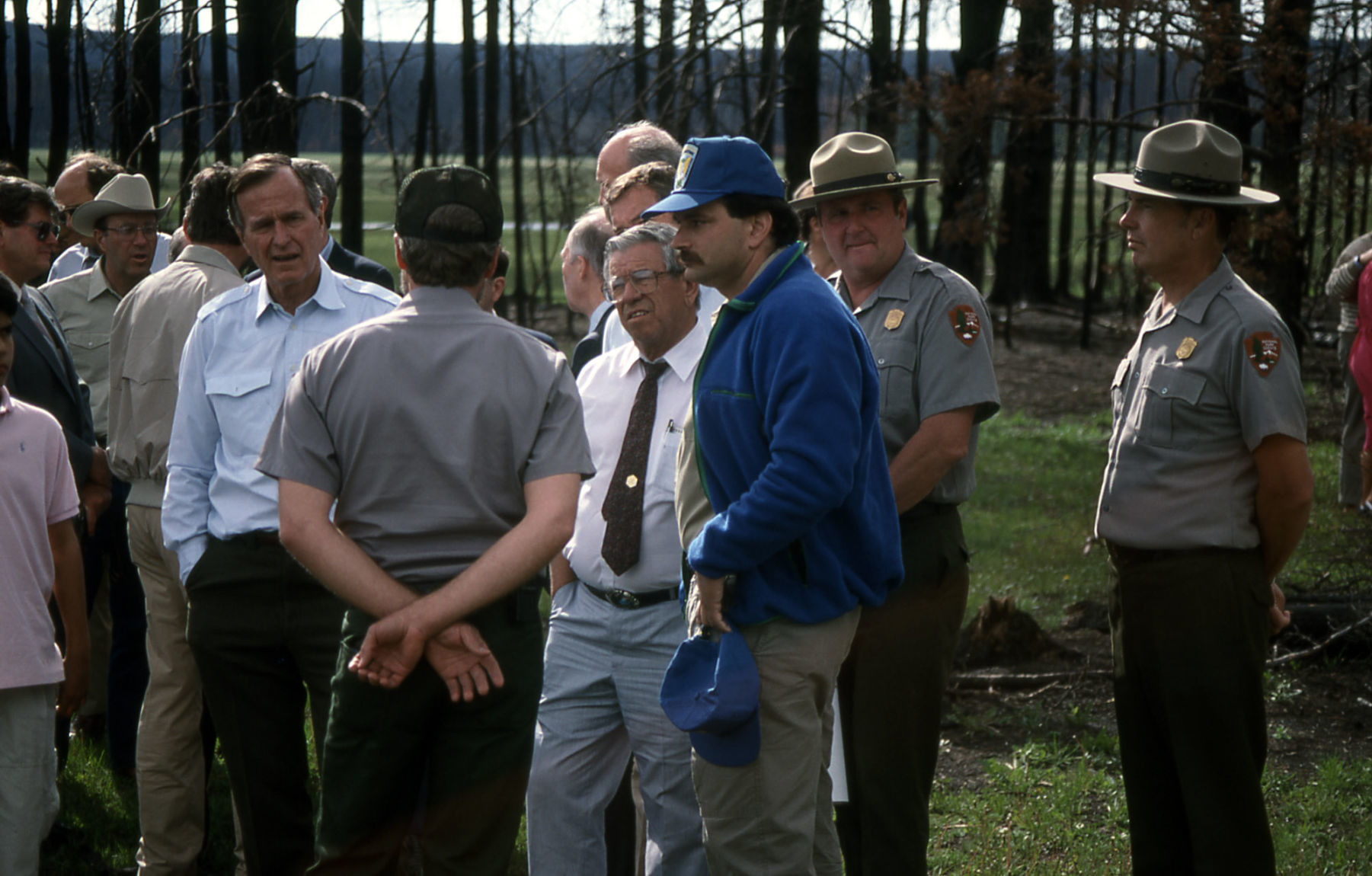 George Bush in Yellowstone